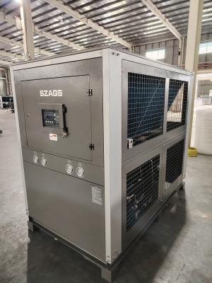 China R134a Refrigerant Industrial Cooler 110-480V Voltage Shell And Tube Evaporator Type for sale