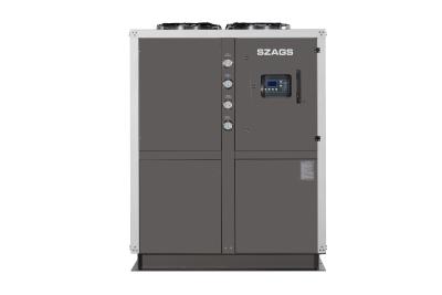 China 30HP tipo de rollo industrial refrigerador de agua refrigerado por aire 92kW sistema de enfriamiento de refrigerador de glicol en venta