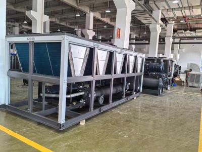 China 150HP Air Cooled Screw Chiller Industrial Process Water Chillers For Multiple Injection Molding Machines for sale