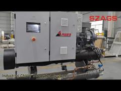 R22 Industrial Chiller Integrated System HVAC 50 Ton Screw Type Outdoor