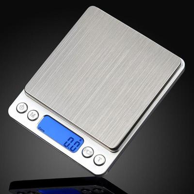 China Competitive Price Slim Digital Kitchen Scale With LCD Display 12.7*11*2cm for sale