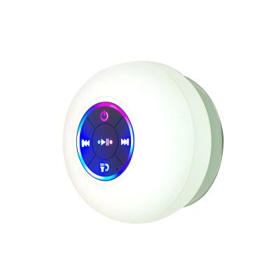 China Celebrity Wireless Net Waterproof Bluetooth Speaker Cup Suction Bathroom Outdoor Portable Household LED Glow Small Luminescent Speak for sale