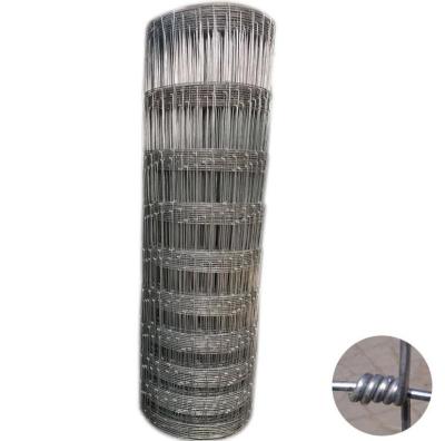 China Easily Gathered Farm Fence Mesh Hot Dipped Galvanized High Tension Deer Fence 1.8M Heavily Galvanized Grassland Field Fence for sale