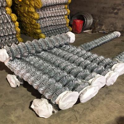 China Factory 8ft 7ft Industry Chain Link Galvanzide Fence Garden Fence Direct Chain Link Easily Assembled for sale