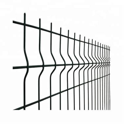 China Easily Assembled High Quality Triangle Bending Fence 3D Curved Panel Fence for sale