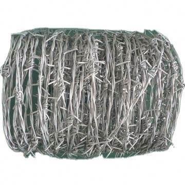 China Construction Y-shaped Fence And So On With Barbed Wire Zinc Coated Razor Wire Coil Barbed Wire for sale