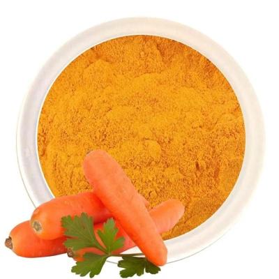 China Natural Dehydrated Carrot Dry Sprinkle Wholesale Bulk Nutritional Dry Carrot Juice Powder 80-100 Mesh for sale