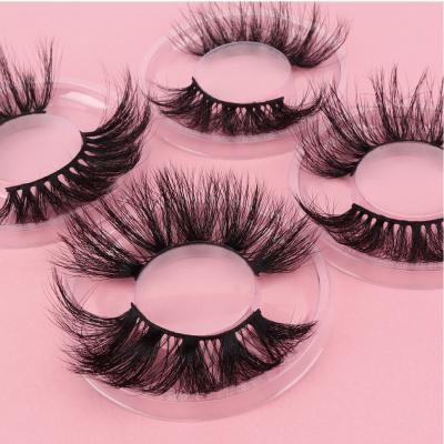 China Fluffy/3d Effect/Dense Bulk 25mm False Eye Lash Fluffy Eyelashes High Cost Performance 3d Wholesale Silk Lashes Wholesale for sale