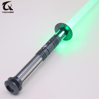 China Aluminum alloy& TXQSABER E-03 Polycarbonate Metal Hilt Light Saber Force 10 Set Soundfonts Cosplay Blade Saber Volume Adjustment LED Toys for sale