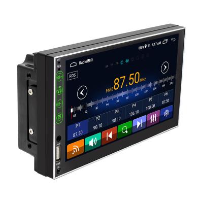 China 7 Inch Double Din GPS Touch Screen Car Multimedia DVD Player Gps Navigation Stereo Android Car Radio for sale