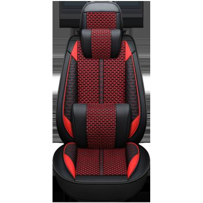 China Hot Selling Durable Waterproof Custom Car Seat Covers Leather Front Seat Full Set Universal Car Seat Cover for sale