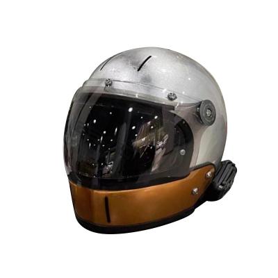 China Best Design Double Adjustable Carbon Fiber Motorcycle Helmets Dual Lens Carbon Fiber Protective Breathable Helmet for sale