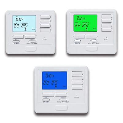 China Modern Programmable 24V Room Air Conditioner Digital Thermostat Control for sale