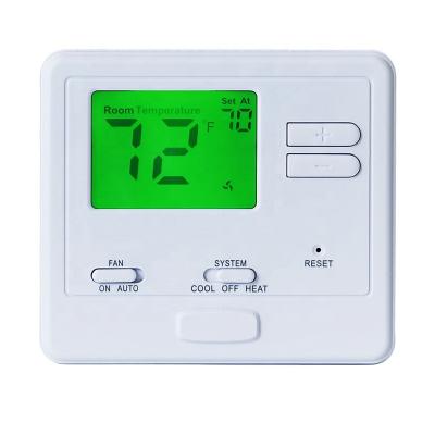 China Single Stage USA 24V Single Stage Heating Digital Air Conditioner Room Thermostat for sale