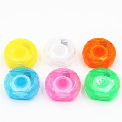 China Round shape cute mint flavor waxed dental floss. FH02 for sale