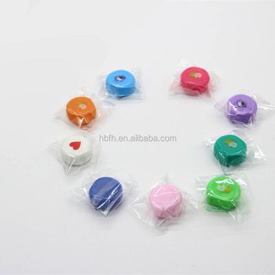 China Clean teeth bulk to cut circle shape mini mint dental floss as promotion gift with cheap price for sale