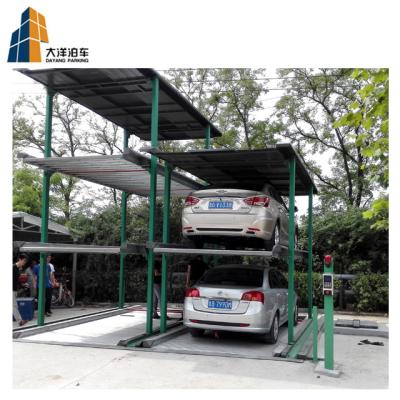 China Steel Hydraulic Car Lift System Underground Pit Car Stacker Car Lift Triple Parking for sale