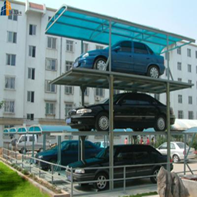 China Steel Hydraulic Car Lift System Underground Pit Car Stacker Car Lift Triple Parking for sale