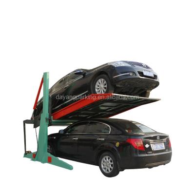 China 2 Post Auto Vertical Hydraulic Car Lift Car Parking Lift 5000mmx1850mmx1550mm/2050mm for sale