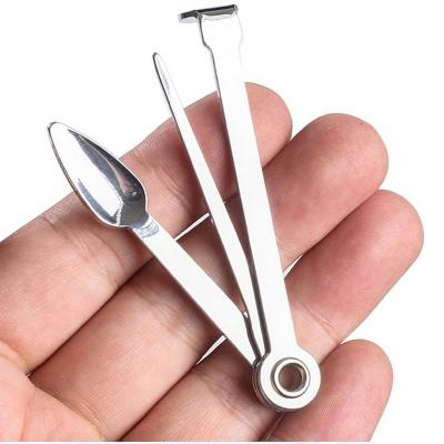 China Dry Herb Tobacco Smoking Stainless Steel Smoking Pipe Cleaner Set Pipe Accessories Cleaning Tools for sale