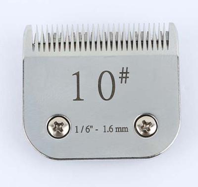 China Professional Stocked Pet Hair Trimmer Blade 10# Compatible for sale