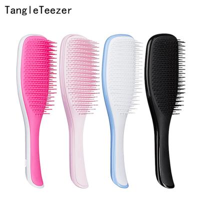 China Home Customized Italian Logo Travel Size Hard Plastic Hair Brush Set For Women And Men for sale