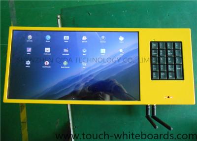 China ODM customize monitor yellow small size android vending machine wall mount with keyboard for sale