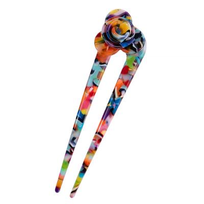 China New Cute/Romantic Faux Tortoiseshell Hair Pin For Polynesian Pacific Women's Island Hair Accessories Jewelry 2022 for sale