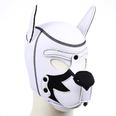 China BDSM Sex Factory Cos Hood Fetish Dog Head Nostrils BDSM Store Props Headgear SM Mask For Lovers Game for sale