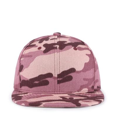 China JOINT Innovative Products Visor 6 Panel Pink Camouflage Snapback Sports Specialties Hat for sale