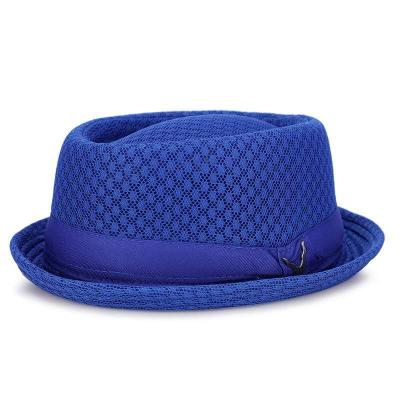 China JOINT High Demand Products Mesh Flat Top Fedora Top Selling Hats for sale