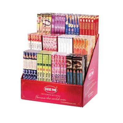 China Incense Stick Cardboard Countertop Displays Full Color Incense Stick Cardboard Countertop Displays for sale