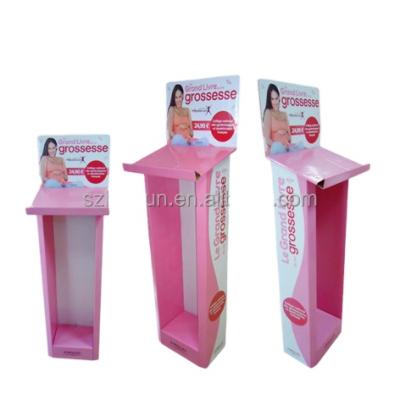 China POP Supply Retail Cardboard Paper Bin Display For Maternity Dresses for sale