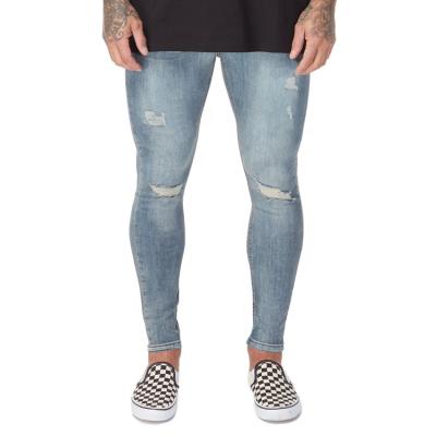 China Breathable Spray On Jeans Mens Skinny Jeans Men Ripped Stretch Skinny Jeans Men for sale