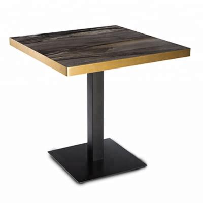 China Entrance lux YT-002-2 coffee shop HPL marble restaurant furniture dining table,Japanese dining table for sale