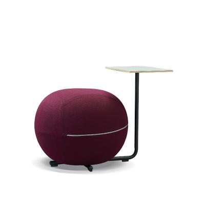 China Stool LA-GS04-1 Guangzhou Fabric/pu Velvet Storage of Modern Leather Moroccan Ottoman Round Pouf Office and Home Ottoman Stools and Pouf for sale