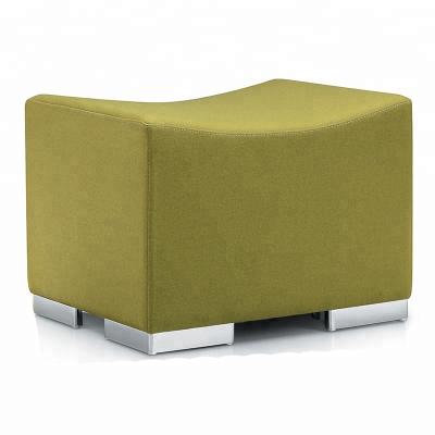 China LA-05 Eco-friendly Velvet / PU Leather Modern Leg Rest Sofa Stool Small Square Stool for sale