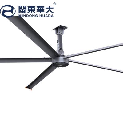 China 150 mÂ ² Modern Design 120 Inch 10 Feet Mounted Big Size Industrial 5 Blades HVLS Ceiling Fan for sale