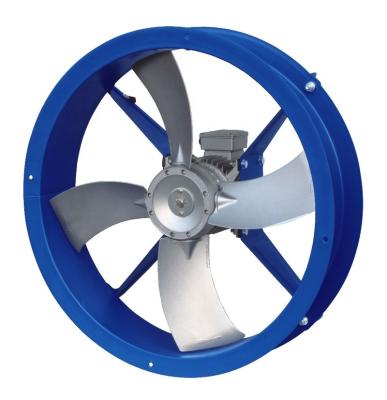 China Building Material Stores GKF 500mm Industrial Baldes 0.75kw 8 High Temperature Axial Fan For Drying for sale