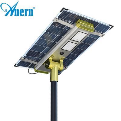 China High Quality Aluminum ROAD Ip65 Waterproof All In One Integrated 60 Watt Led Solar Street Light for sale