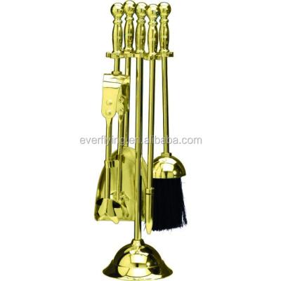 China Polished Brass Fire Pit Tool Kit, Fire Pit Hearth Accessories Kit EF-A4074 for sale