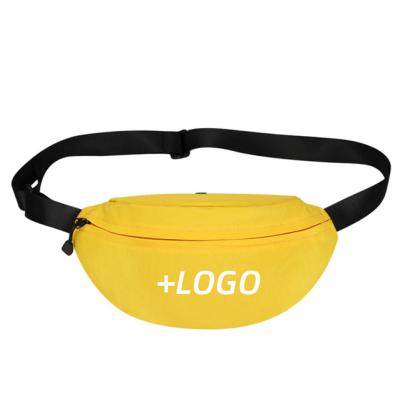 China Water Proof Simple Innovative Products High Quality Comfortable With Zipper Customize Luxury Solid Color Waterproof Unisex Fanny Bag for sale