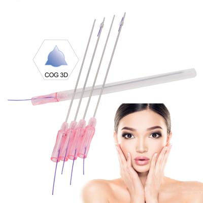 China Easy To Use Korean Best Beauty Tensor Strong Plla Facial Wire And 3d Tooth L 19G 100mm PCL Tooth Spring 5 PCs in 1 bag pdo wires for sale