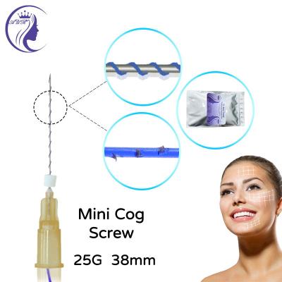 China Easy To Use Mini Cog Screw Mini Cog Screw Thread Skin Care PDO Beauty Products Face Nose Barbed Eye Mini PDO Lifting Thread for sale