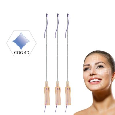 China Easy to use gold supplier collagen facelift 4D tooth fio lifting and sharp needle 23G 90mm wire from Korea for sale