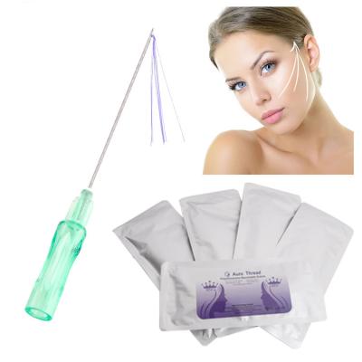 China Easy To Use Free Shipping PDO L Lines Multi L Lines 10 Needle CE Certification Thread Of 23G 38mm PDO Breast Neck Face Lift for sale