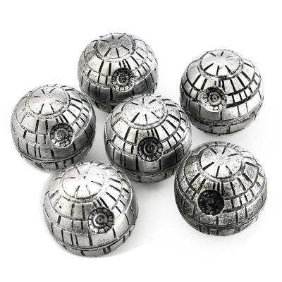 China Zinc Factory Direct Sales 53mm Smoke Grinder Alien Smoke Grinder Resin Ball Grinder for sale