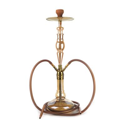 China Metal+Glass Factory Direct Sale Arabian Large Size Hookah Set Glass Hookah Shisha Narguile Narguile Shisha Chicha for sale