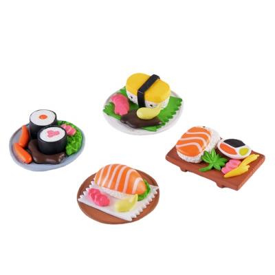 China DIY TOY Doll house simulation miniature sushi ornaments Japanese sushi miniature toys for sale