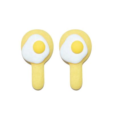 China The other new poached egg spoon cookie simulation resin cookie charm resin crafts for sale